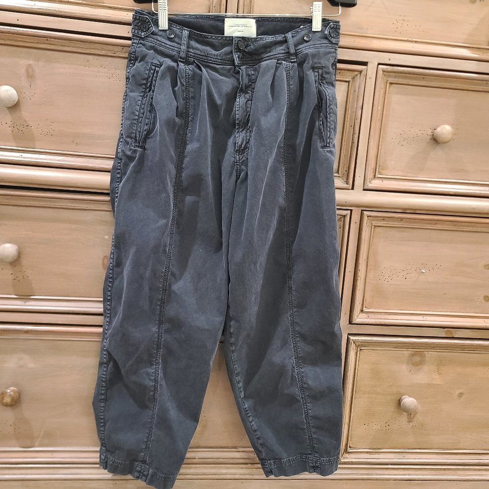 Citizens of Humanity black loose ankle pant